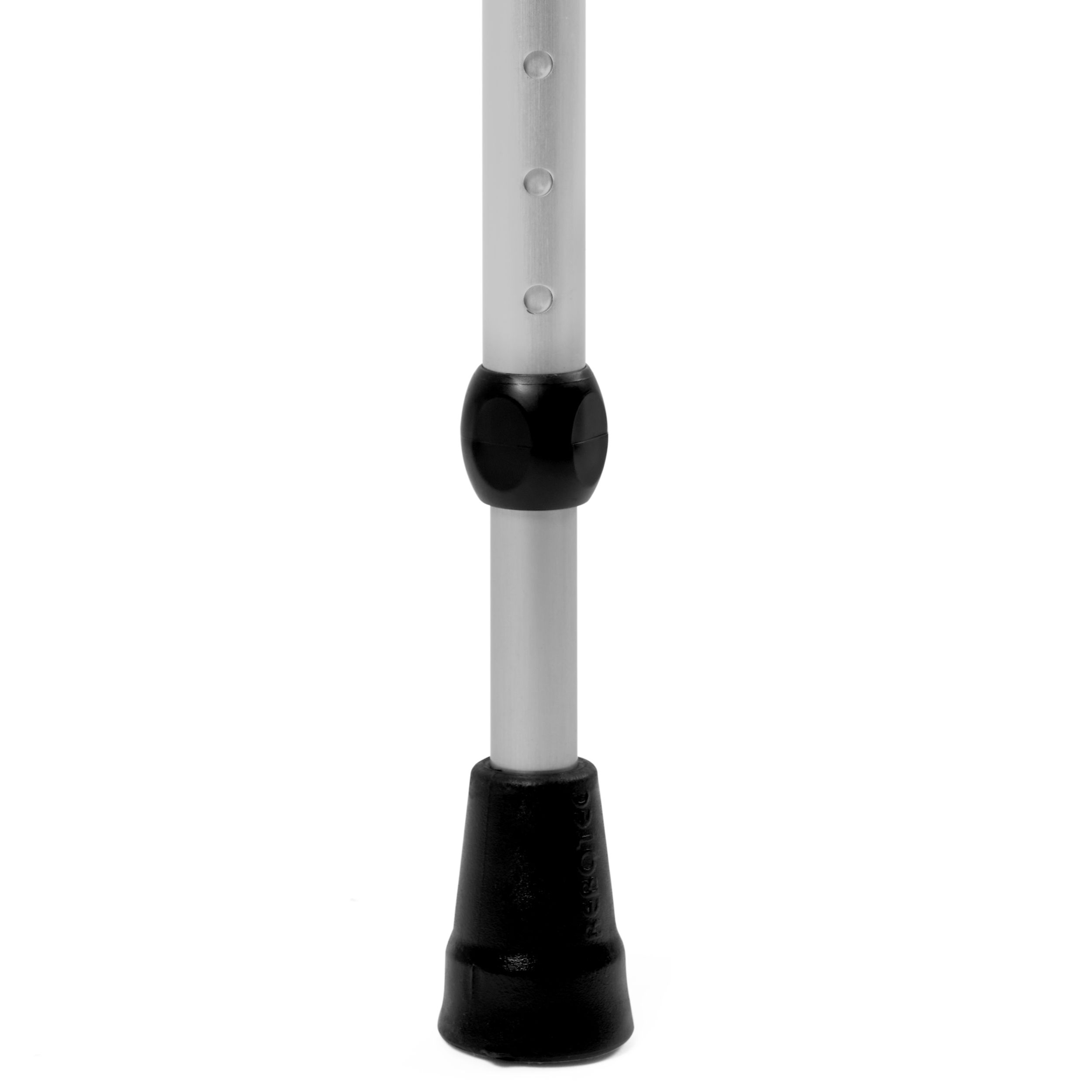 Pulox Magic-Soft - Krücke mit Soft-Grip - Einzeln (1 Stk.) in Tiefschwarz