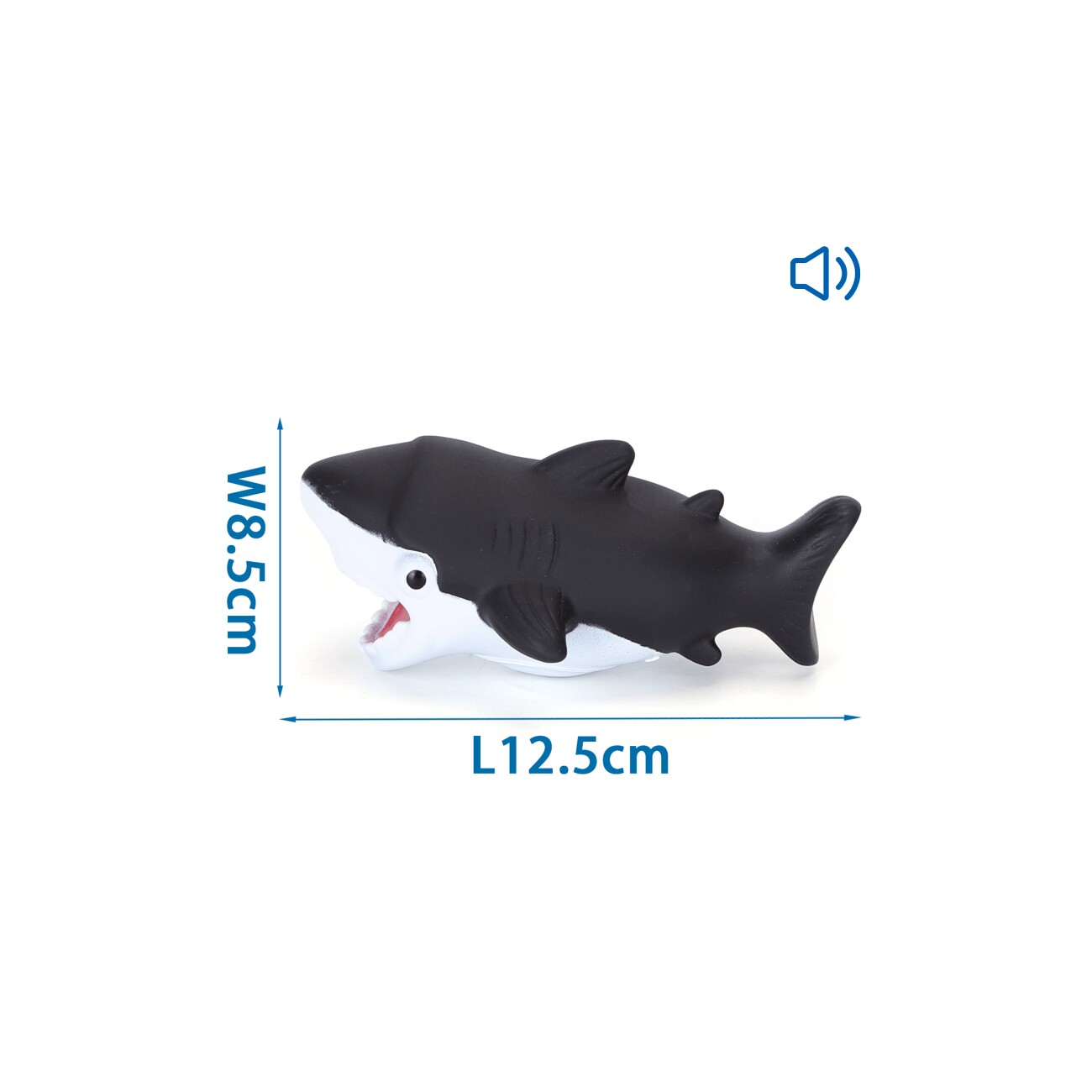 nobleza - Hundespielzeug Vinyl Shark - Hai