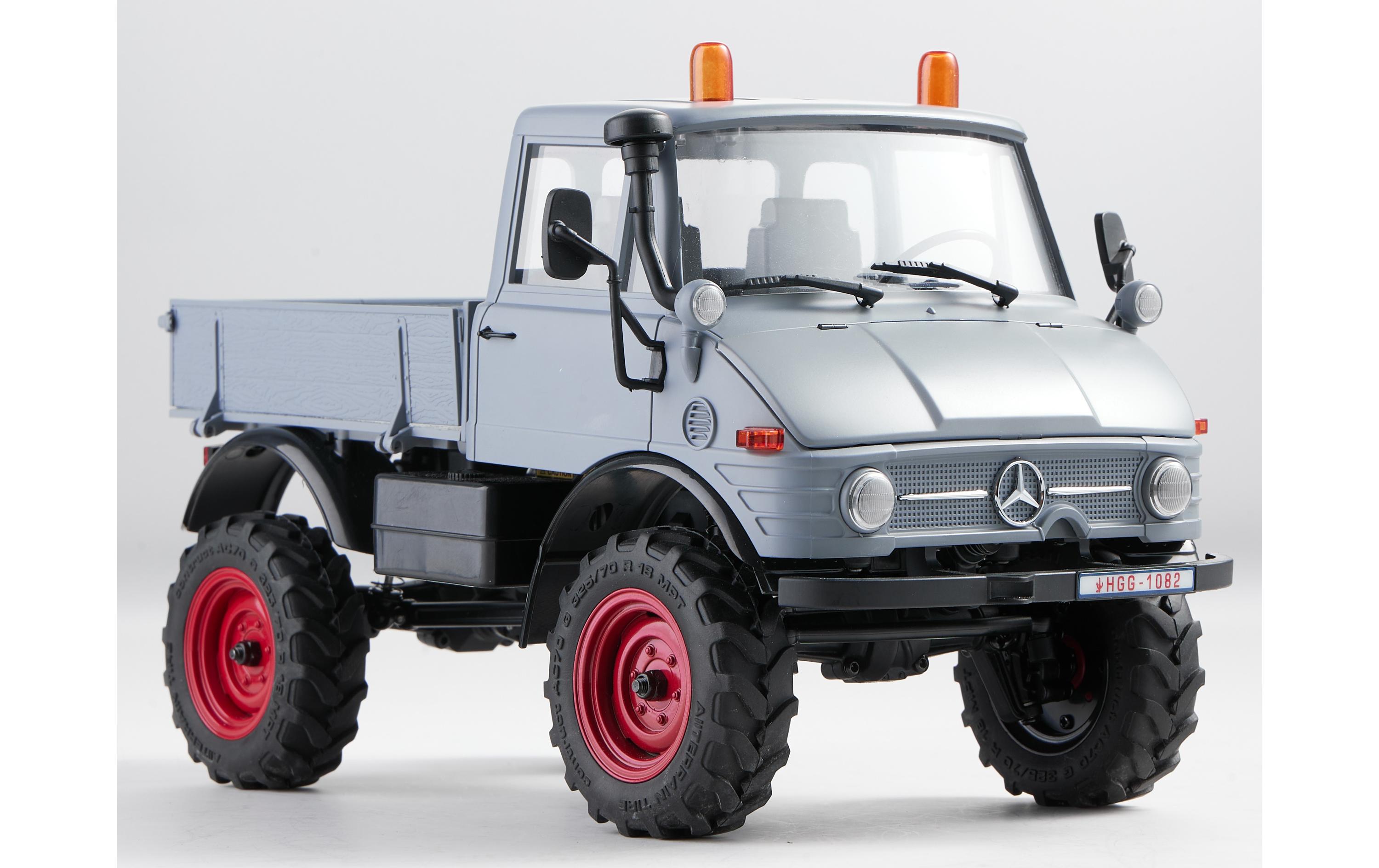 Scale Crawler FXC24 Unimog 421 Grau, RTR, 1:24<br>FCX24 Mini Rock Crawler mit detaillierter Unimog Karosserie und 2-Gang Getriebe