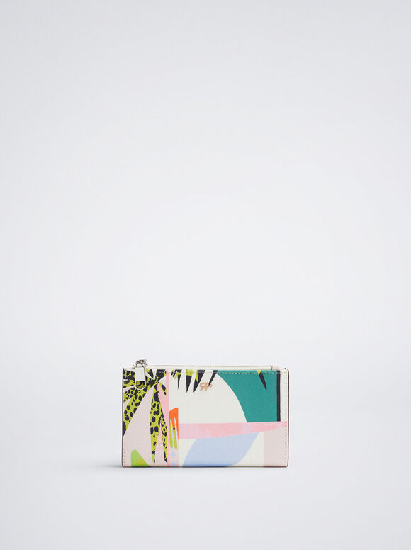 Carteira estampada - Rosa
