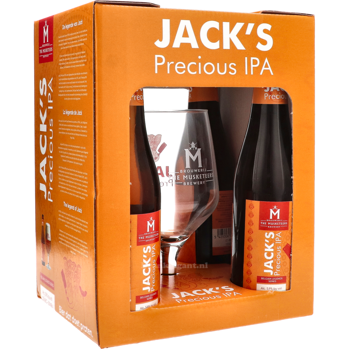 The Musketeers Jack's Precious IPA Cadeaupakket 132 cl