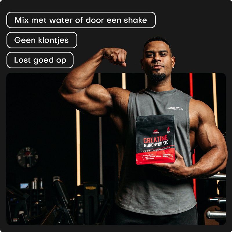 XXL Nutrition - Creatine Monohydraat - Supplement - Smaakloos - Poeder - 250 Gram