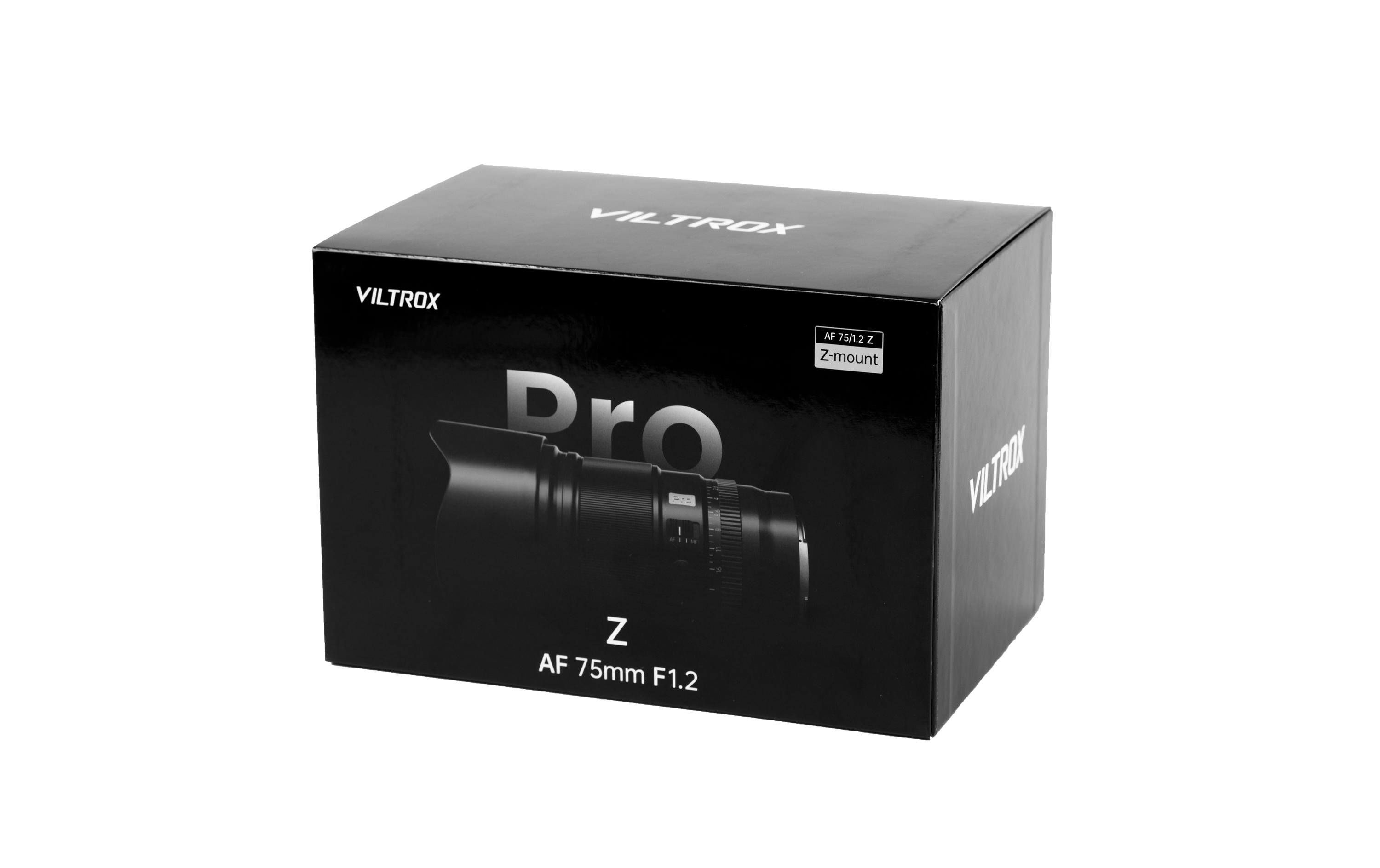 Festbrennweite AF 75mm F/1.2 – Nikon Z<br>APS-C-Prime-Objektiv mit Autofokus und grosser Blendenöffnung