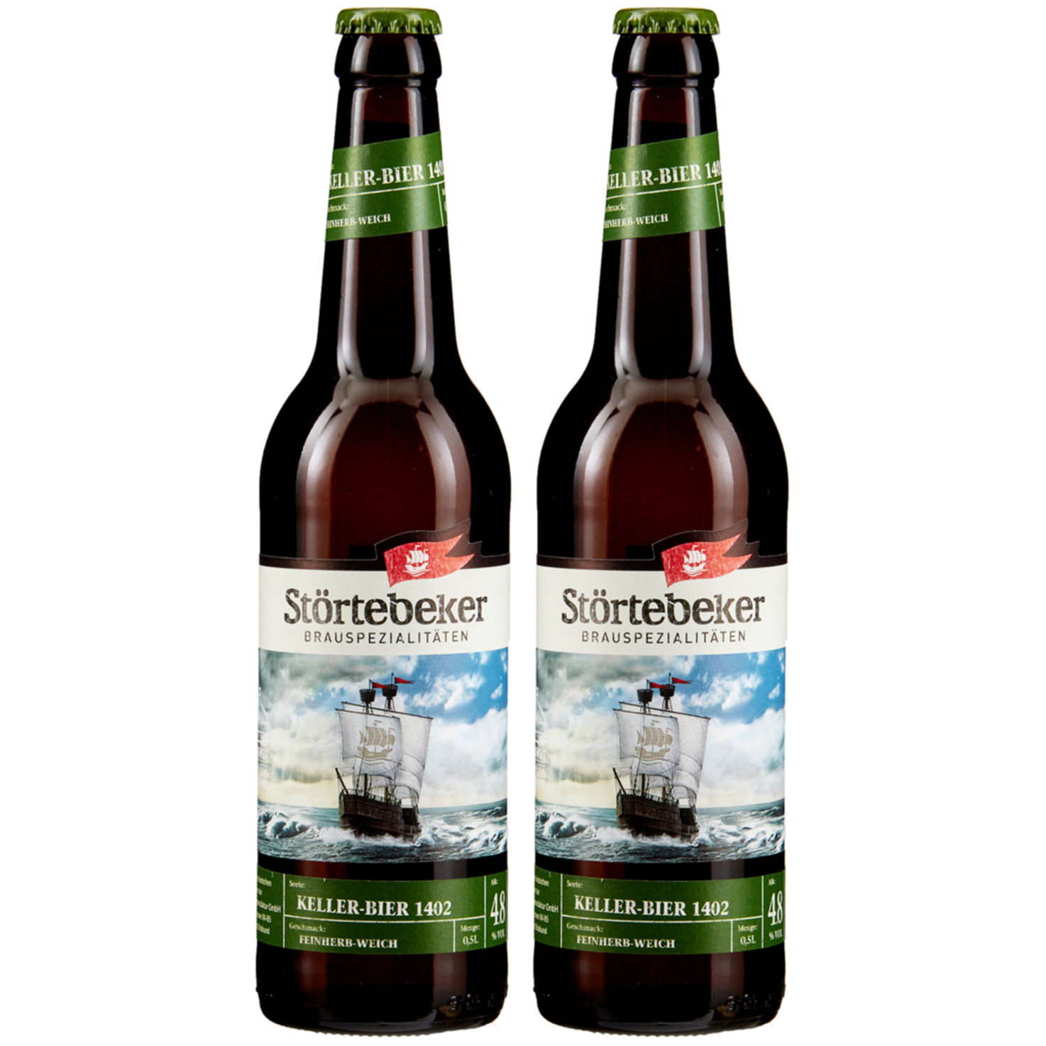 Störtebeker Bier Keller Bier 1402 2x 50cl -2x 50cl