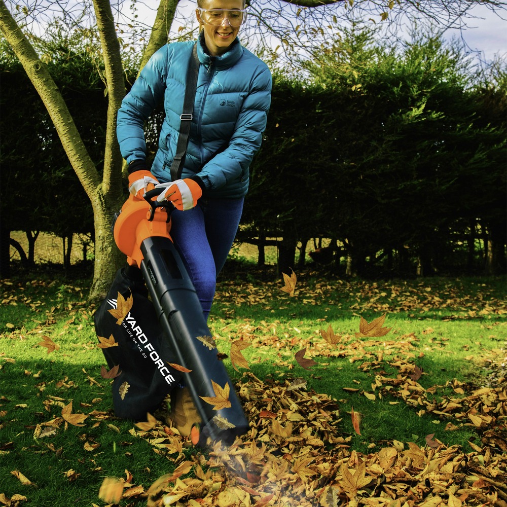 Aspirateur, souffleur, broyeur de feuilles sans fil 40v , fonction 3 en 1 avec batterie li-ion et chargeur lb c20