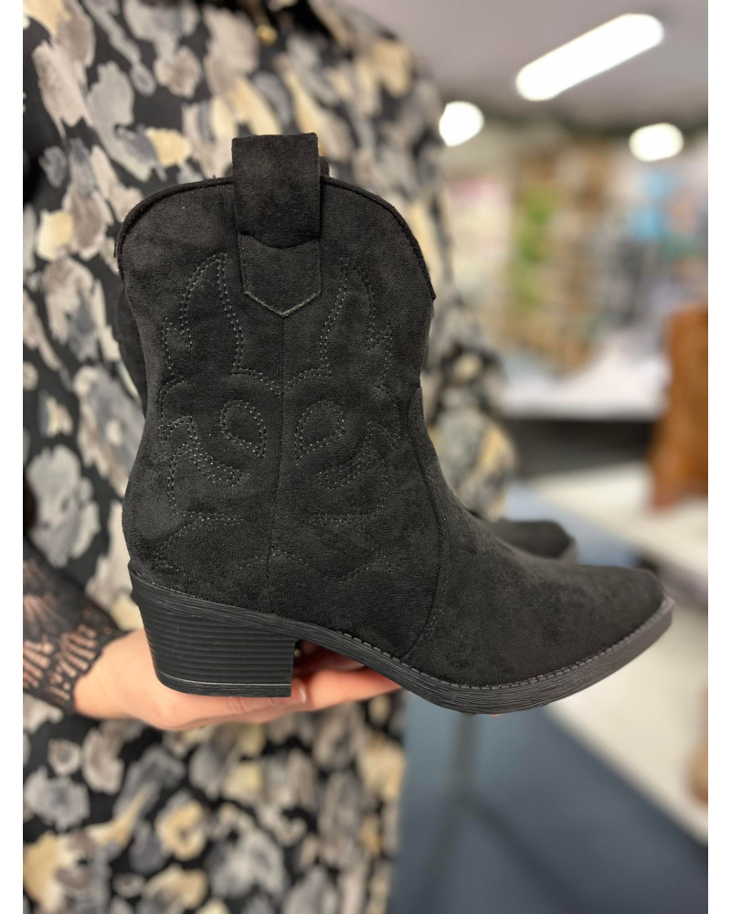 Cowboy boots kort sort