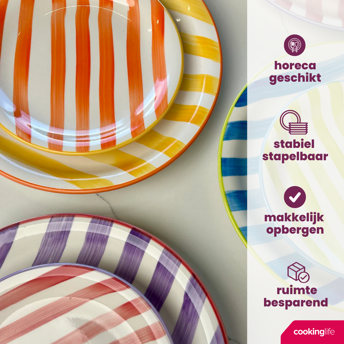 Cookinglife Mokken Summer Vibes 340 ml - 6 stuks