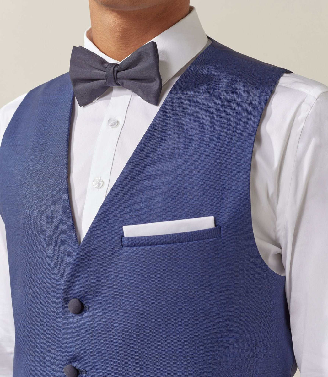 Gilet cérémonie bleu 