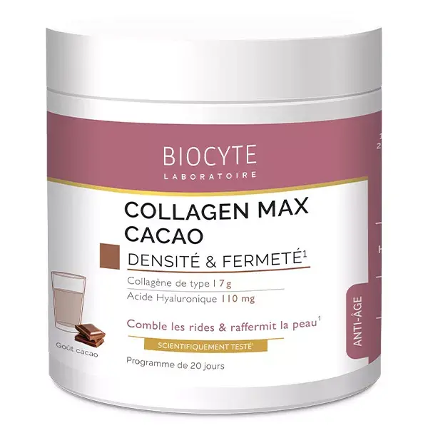 Biocyte Collagen Max Cacao Anti-Idade Colágeno e Ácido Hialurônico 260g