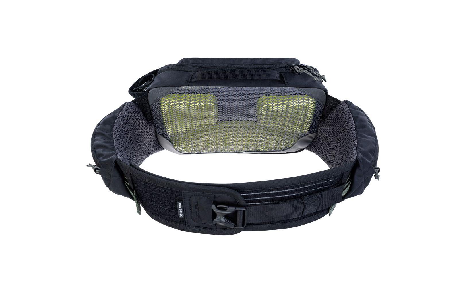 Hüfttasche Pro 3 l + 1.5 l Bladder Schwarz<br>Belüftete Hightech-Tragetasche