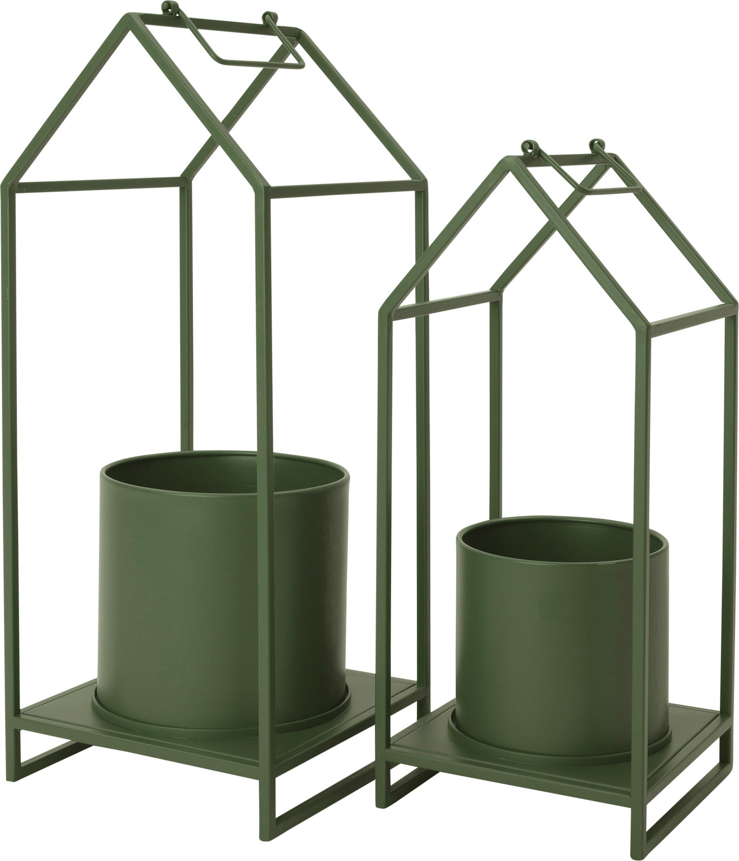 Intratuin plantentafel met pot Sifa groen 18 x 18 x 48 cm