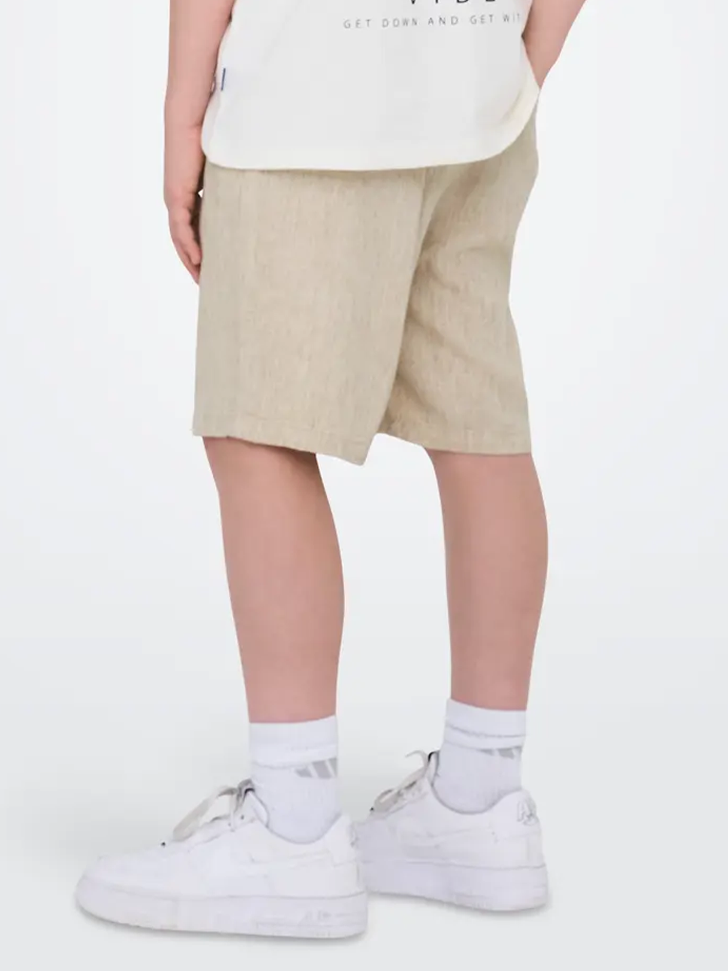Tel Visc Lin Shorts