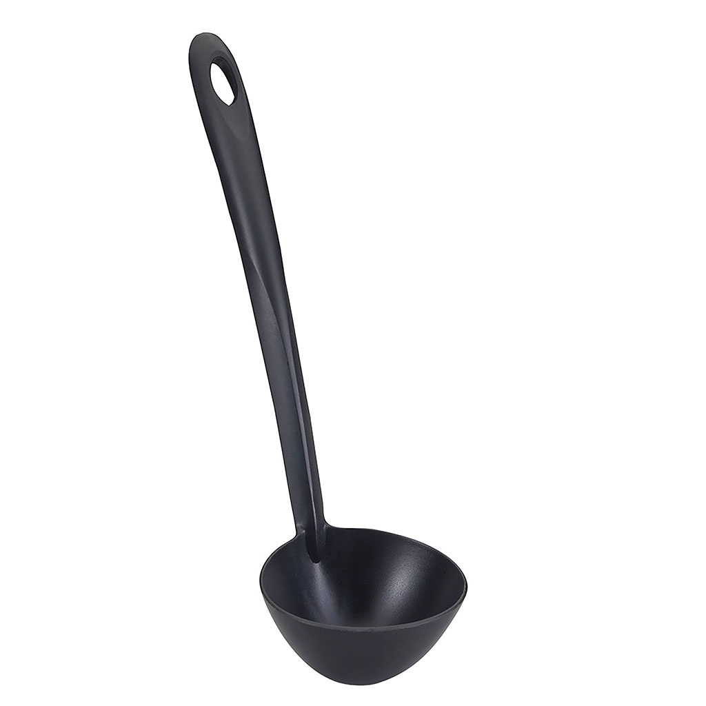 Louche plastique noire H 31cm