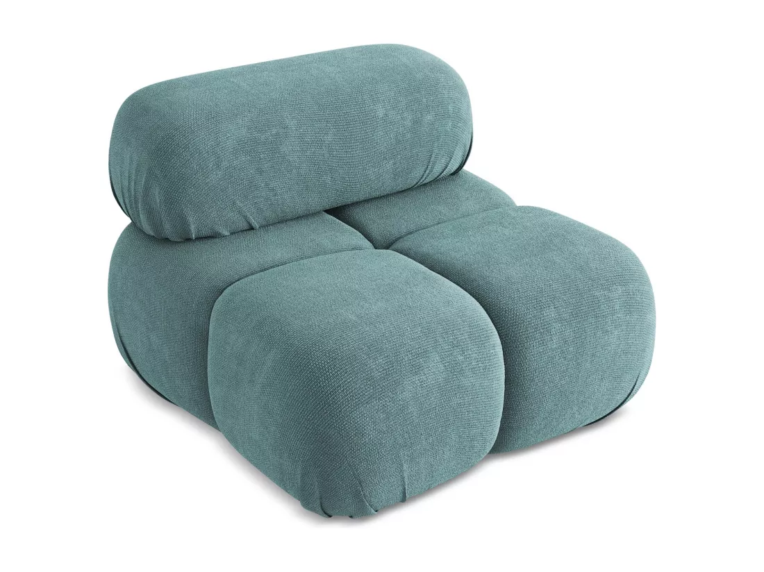 Fauteuil en Chenille - jeans - LOKUA