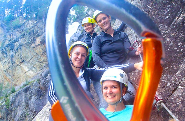 Klettersteig in Sautens als Geschenkidee