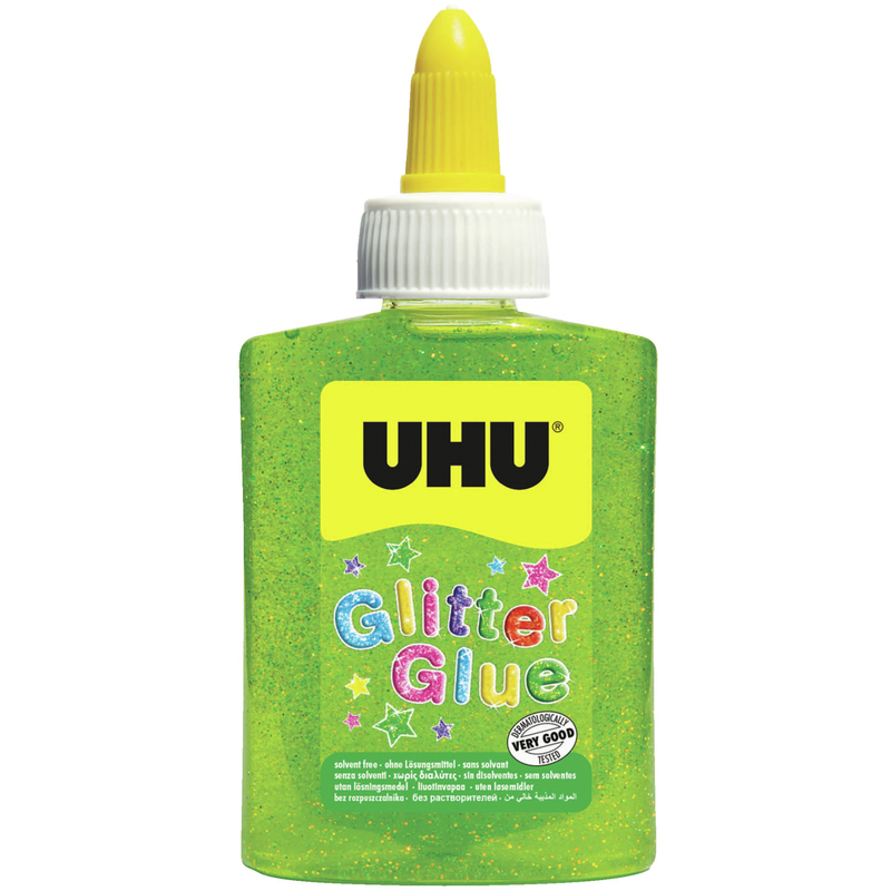 UHU Glitter Glue, 90 g, grün
