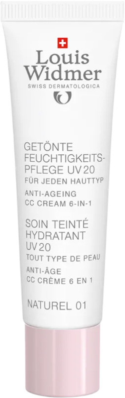 Louis Widmer Getinte Dagverzorging UV20 Naturel 01 Geparfumeerd 30ml