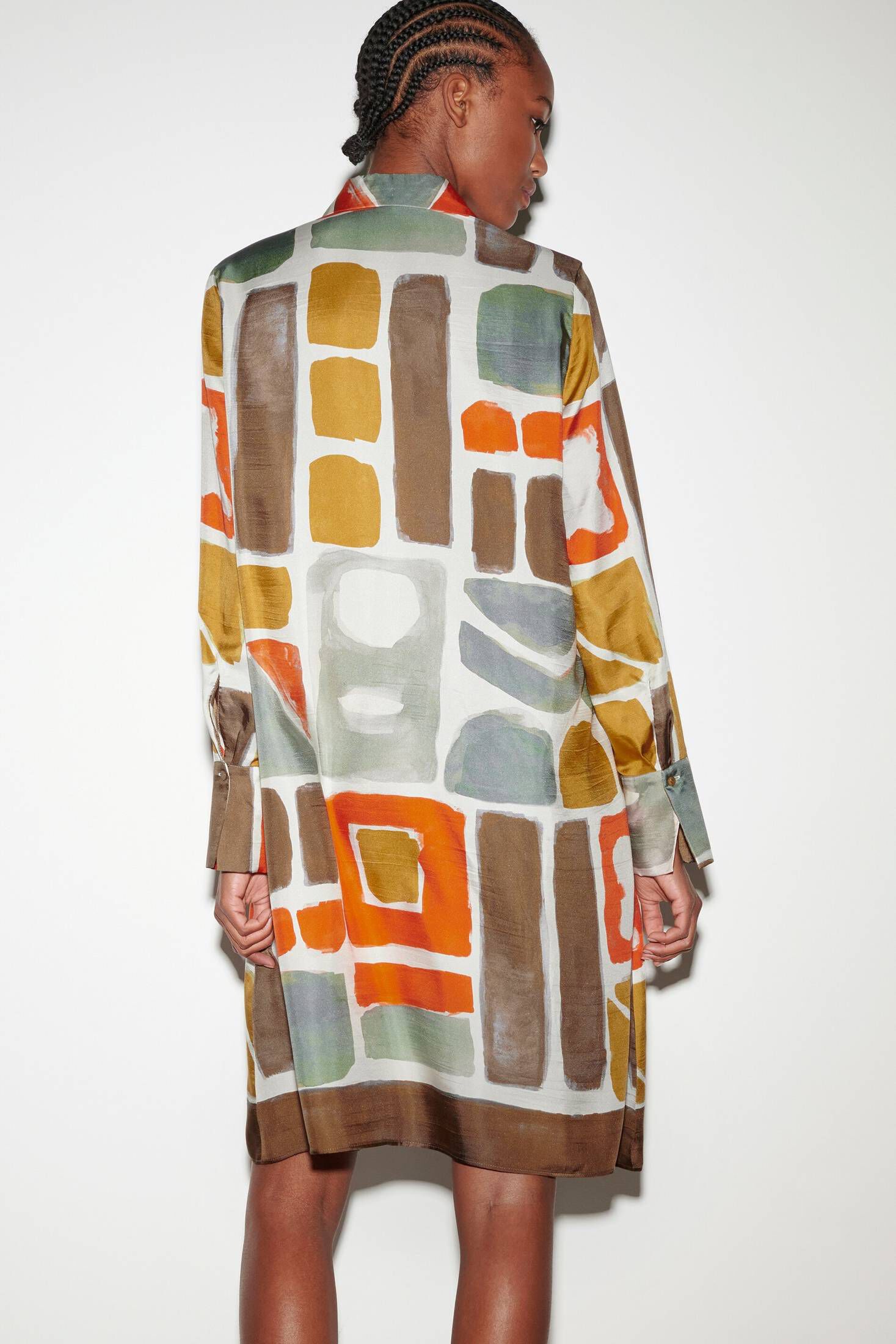 Luisa Cerano| Damen Hemdblusenkleid aus Seide