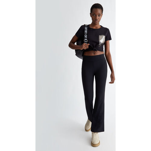 Liu Jo - Pantalón de punto Negro