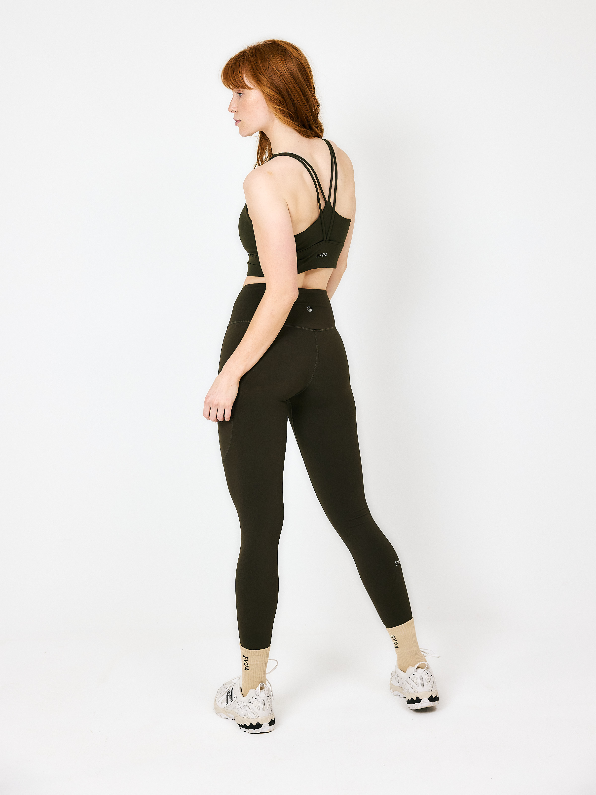 Eyda Ellie Ultralight Pocket Tights Dark Olive