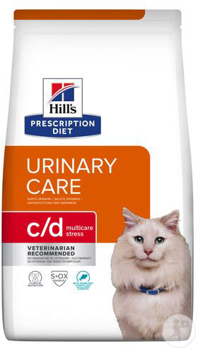 Hill's Pet Nutrition Prescription Diet C/D Multicare Stress Aliment Pour Chat Poisson D'Océan 8kg