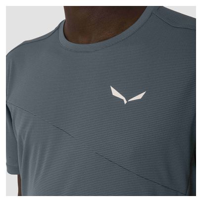 T-Shirt Technique Homme Salewa Puez Sporty Dry Bleu