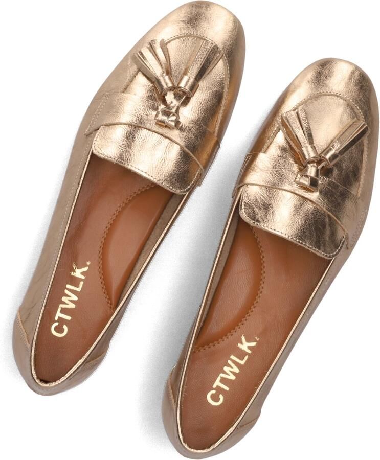 CTWLK Rachy Loafers Dames Instappers Goudkleurig