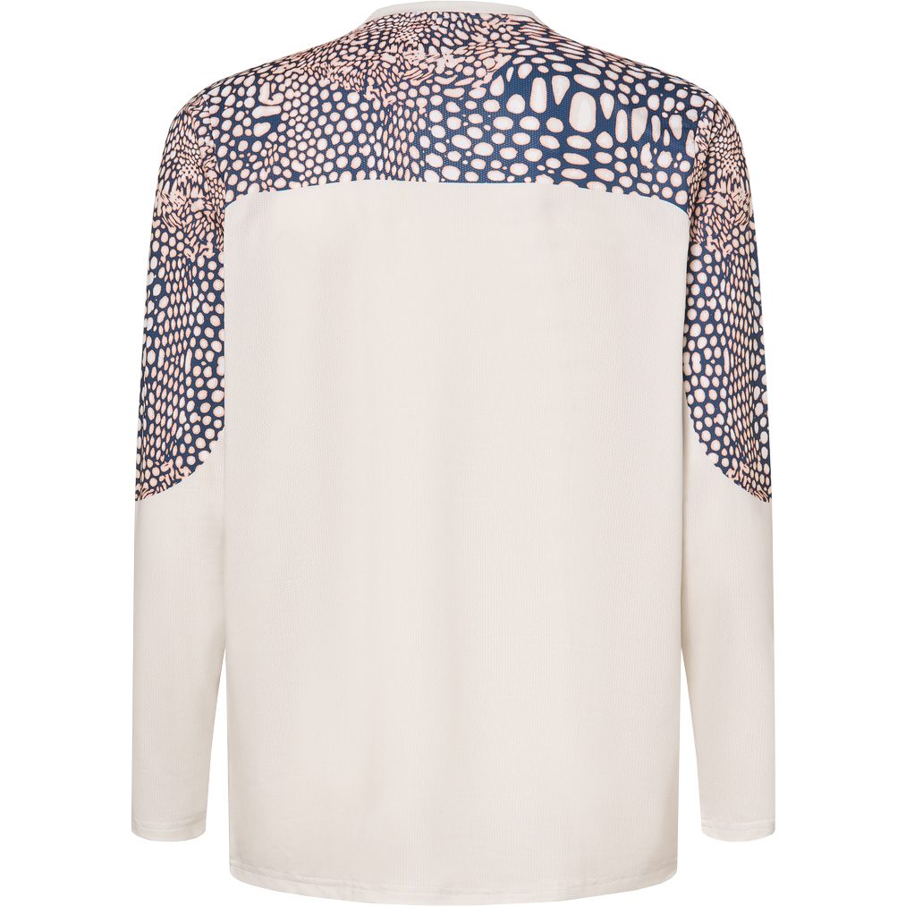 Oakley Maven Coast Longsleeve Trikot Herren distorted frogskin blue