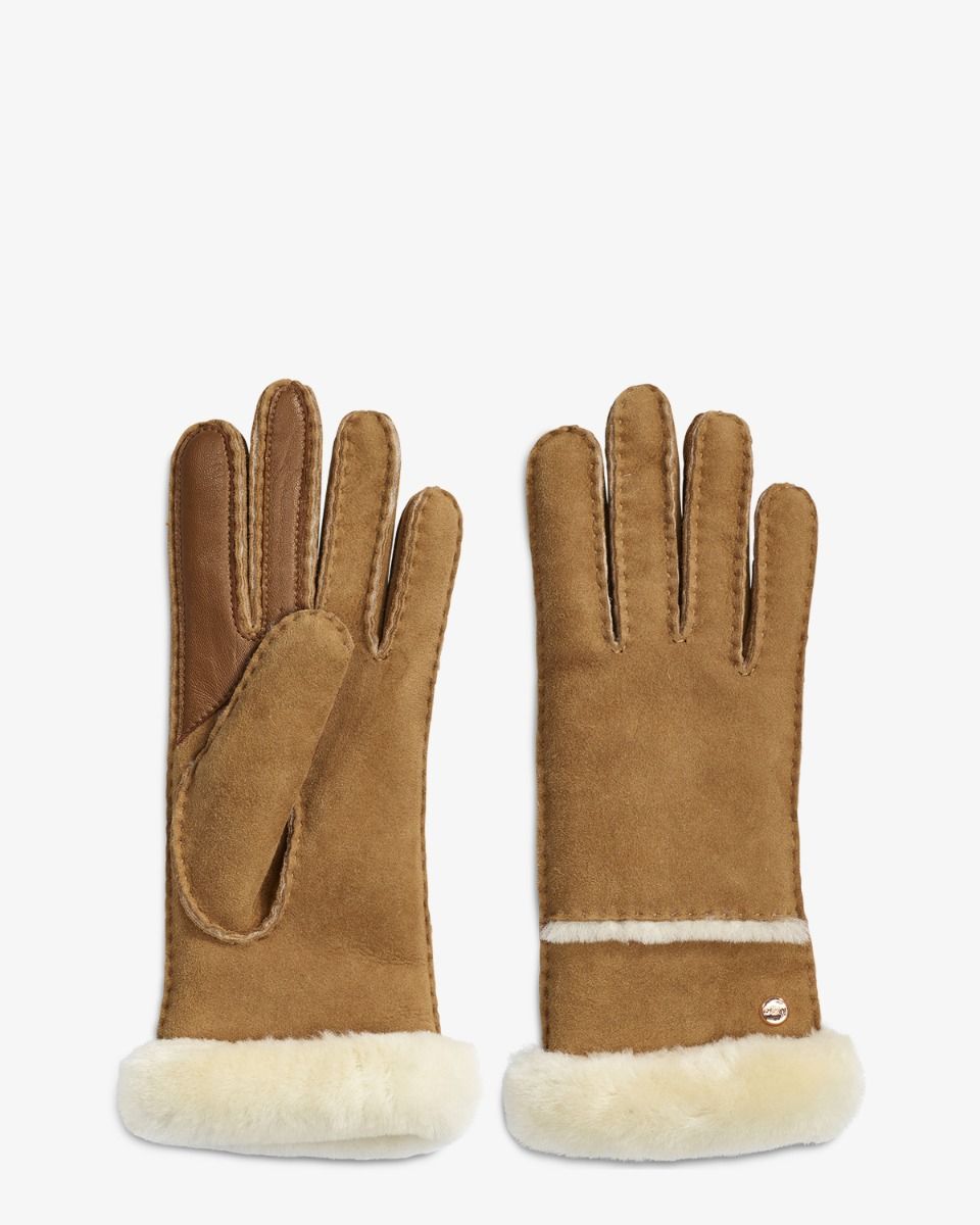 UGG Seamed Tech Glove Chestnut Dameshandschoenen