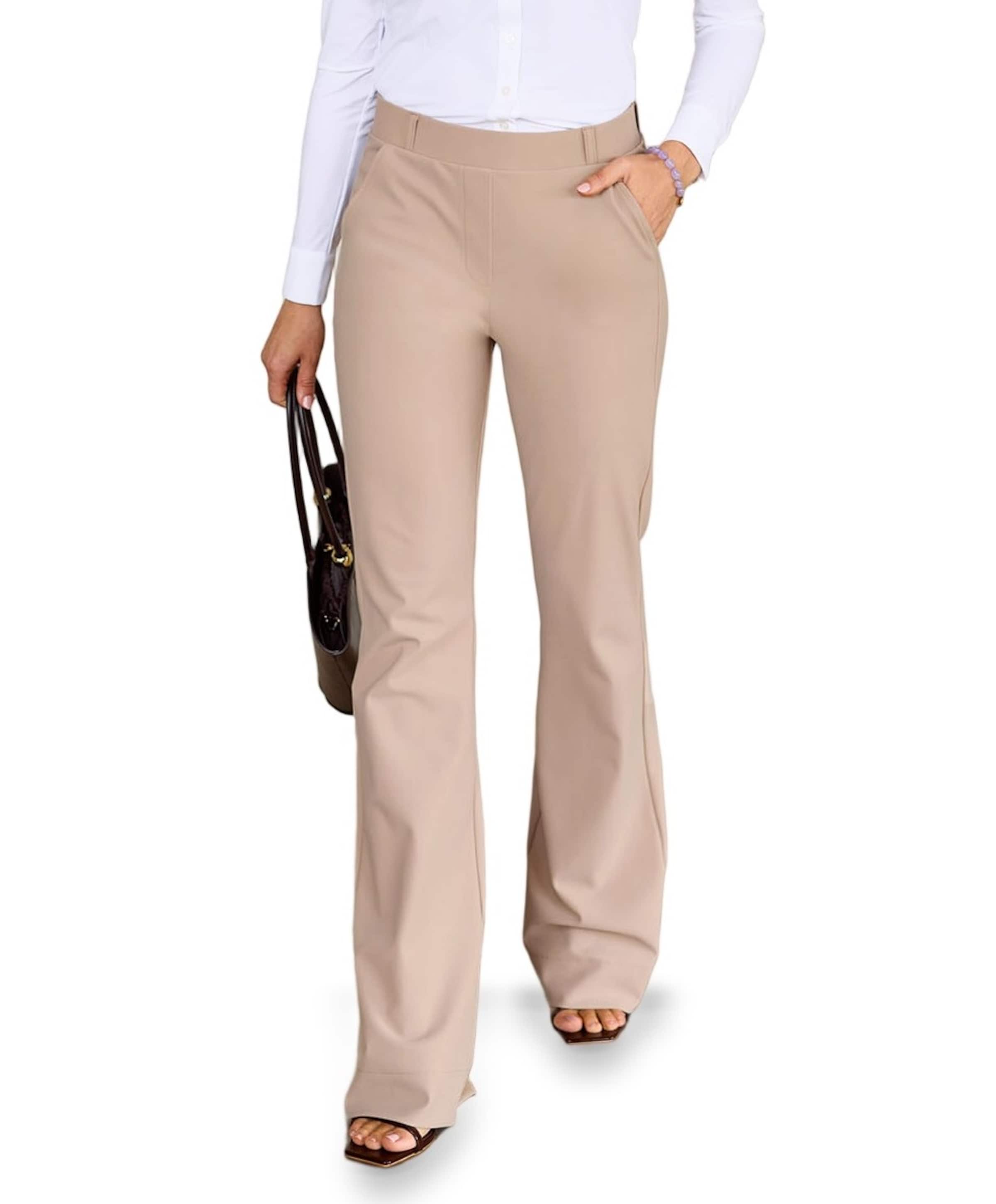 Studio Anneloes Flair LONG bonded broek beige