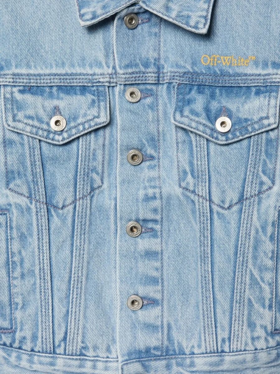 Off-White Diagonal Bookish Denim Jacket