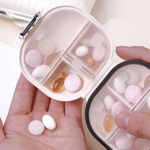 7-dages ugentlig pilledispenser Medicinsk forseglet opbevaringsetui