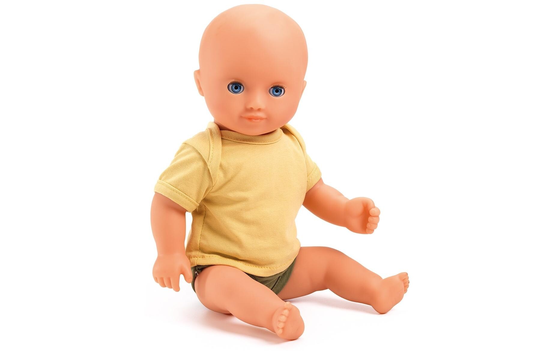 Puppe Pomea: Badepuppe Junge 32 cmWeichkörperpuppe mit blauen Schlafaugen