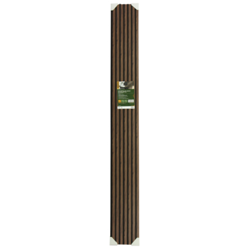Lattenwand Decowall Acoustic walnoot 260x30cm,2 stuks (1.56m2)