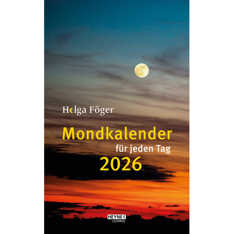Heyne Abreisskalender 2026 Mond, 1 Tag / Seite