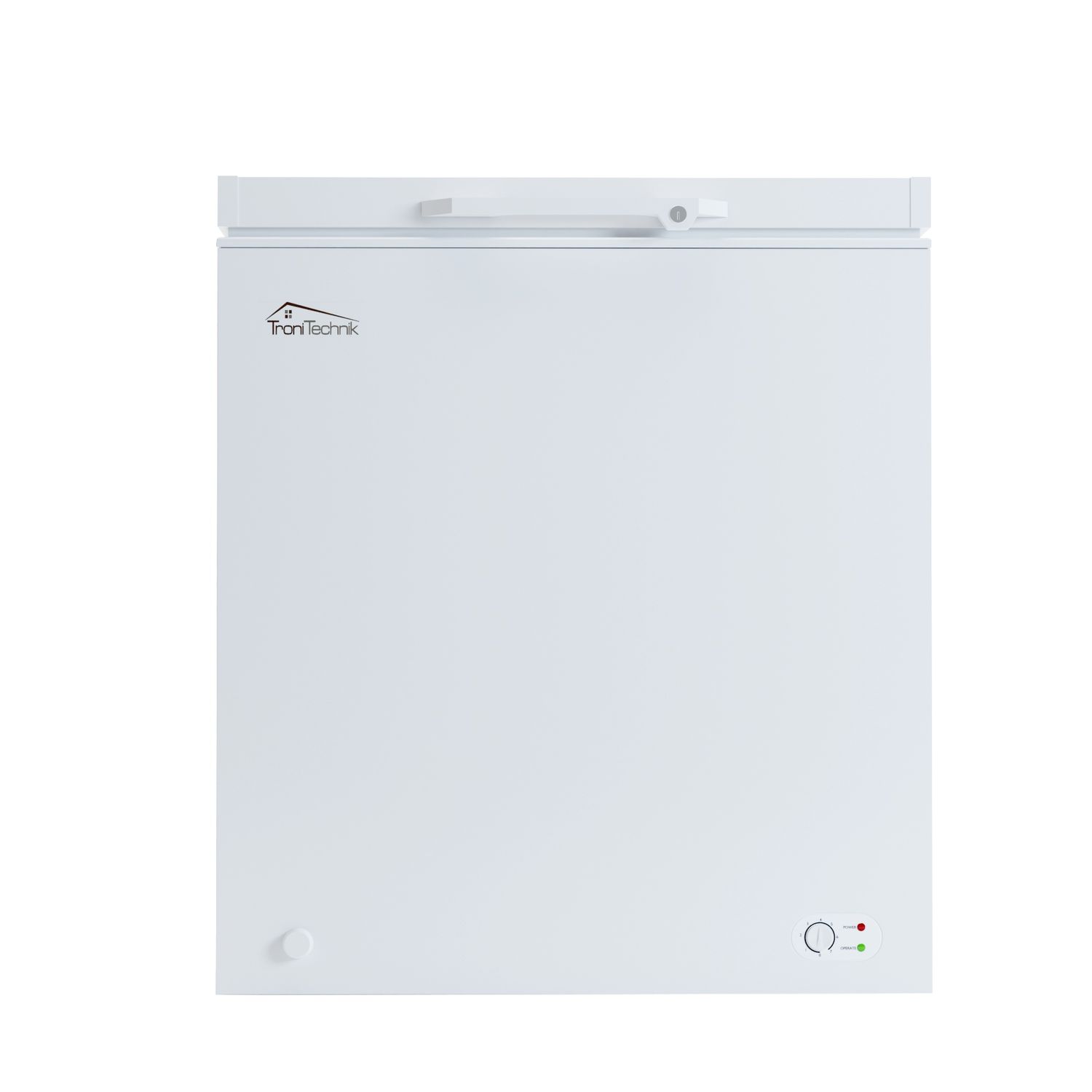 TroniTechnik® Gefriertruhe Kühltruhe BORGAR PRO mit 2in1 Gefrier- und Kühlfunktion | 160 Liter, 184kwh/Jahr, LED, Griff