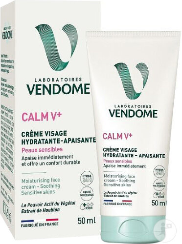 Laboratoires Vendôme Calmv+ Crème Visage Hydratante Apaisante 50ml