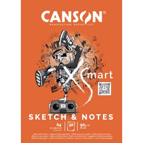 CANSON® XS'MART SKETCH & NOTES Block