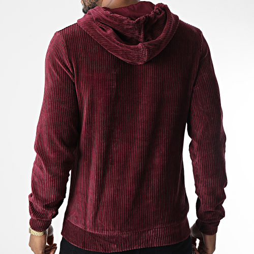 Sweat Capuche YD07 Bordeaux
