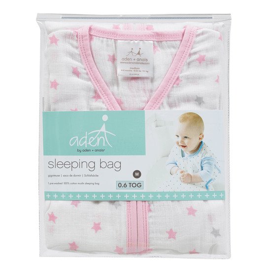 Sac Nid Cosy Léger 1 TOG   Dusty Stars        0-6 mois   de               aden + anais essentials