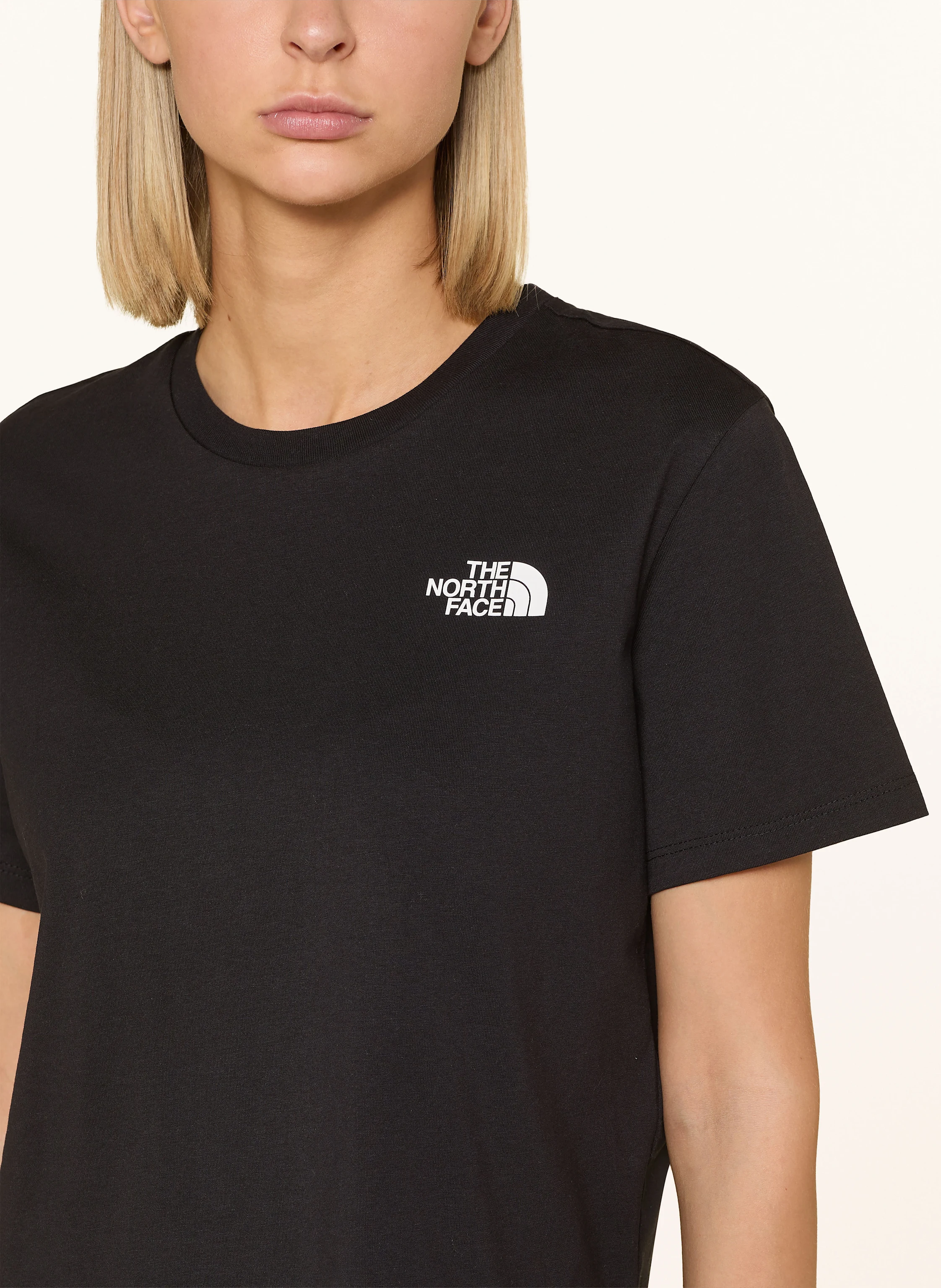 THE NORTH FACE T-Shirt SIMPLE DOME CROPPED
