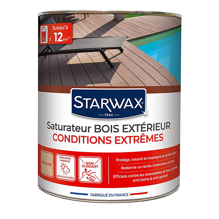 Saturateur extérieur haute protection incolore 1 L
