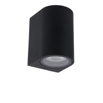 Lucide ZARO wandspot Buiten IP44 Zwart