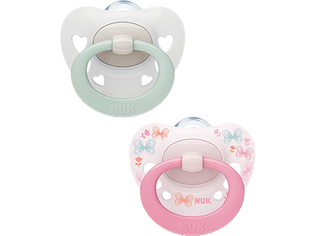 CHUPETA SIGNATURE NUK SILICONE 6-18M 2UN