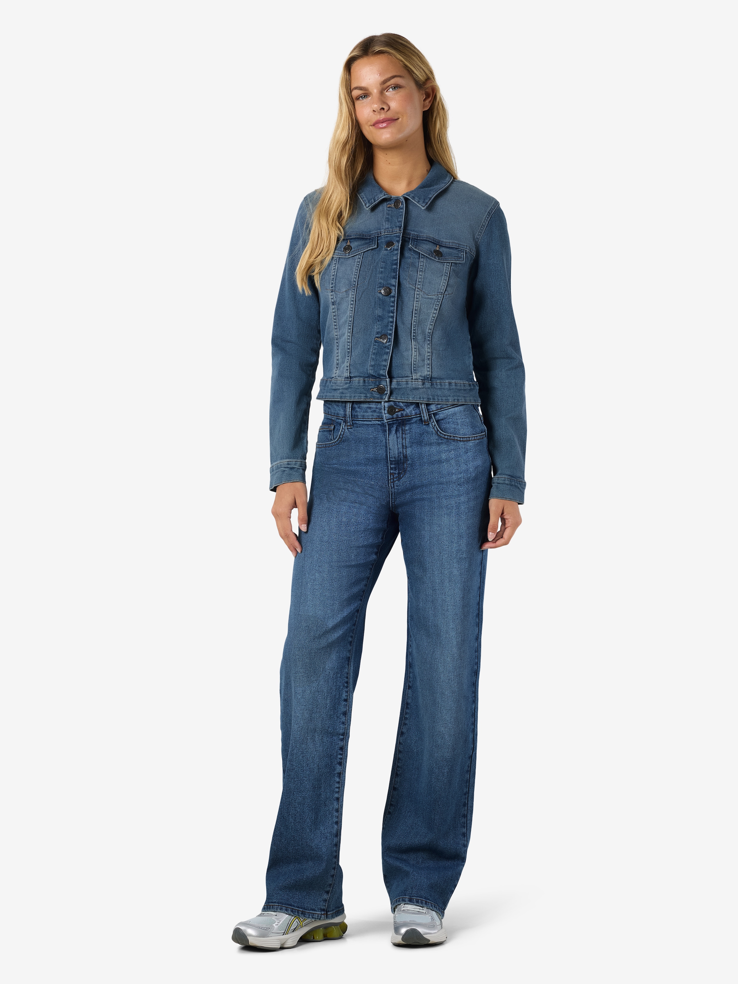 Noisy may Jeansjacke »NMDEBRA L/S BLUE DENIM JACKET NOOS«