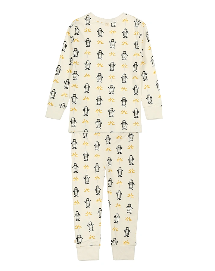 Schlafanzug PINGUIN in weiß