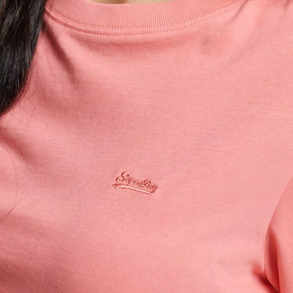Superdry T-shirt Rose Femme Superdry Vintage Logo