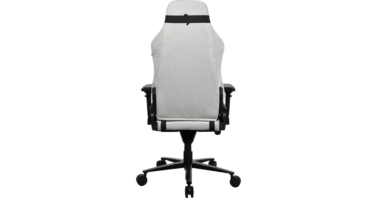 ArozziVernazza Supersoft Fabric - Light Grey gamestoel  (Lichtgrijs)