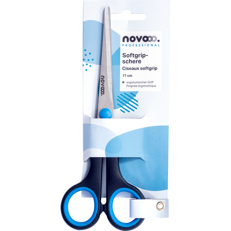 novooo Schere Softgrip Professional, 17 cm