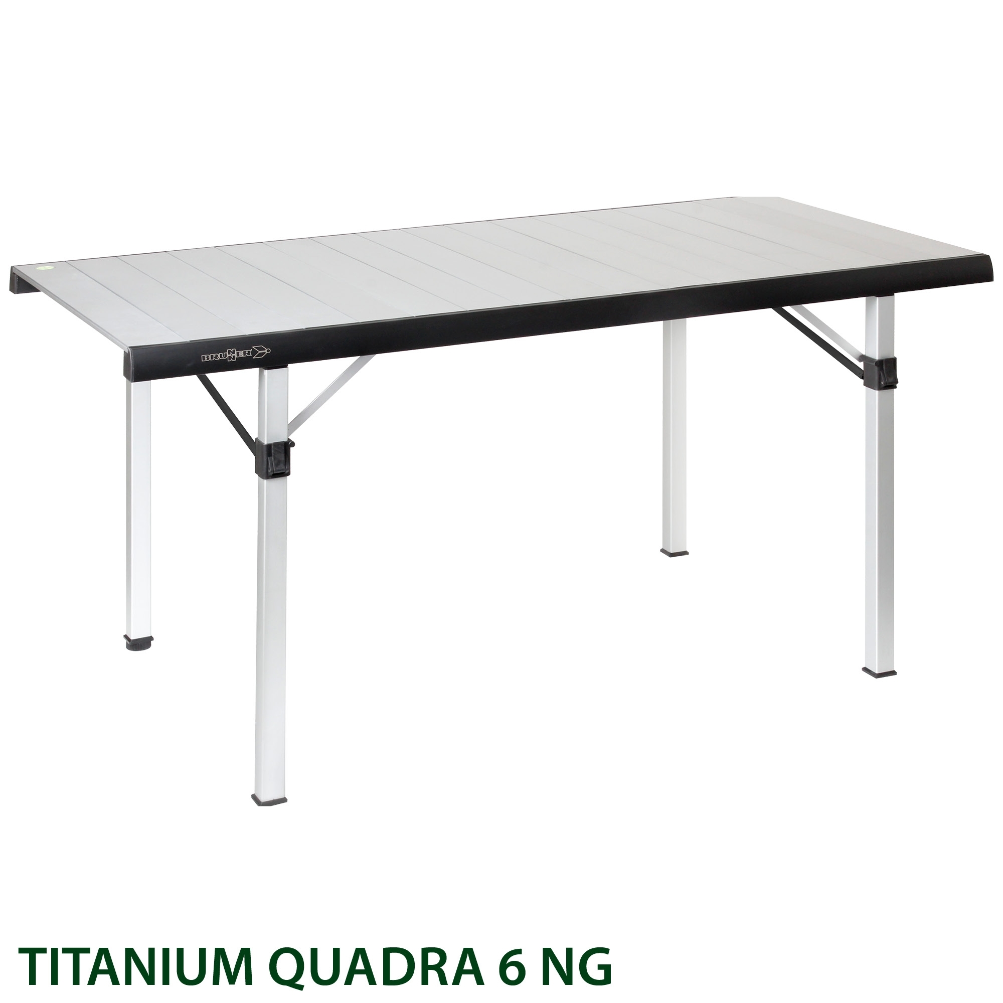 Brunner Titanium Quadra 6 NG Rolltisch 146 x 70 cm